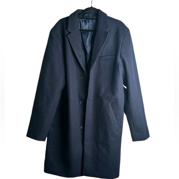 Old navy navy blue coat size XlArge tall new outerwear warm classic - Picture 1 of 10